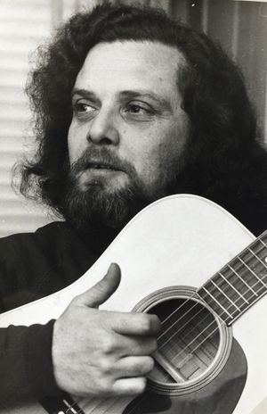 Portrait with guitar 1980